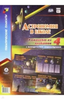 Астрономия в школе. Комплект плакатов. ФГОС
