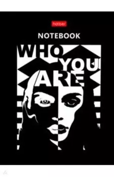Бизнес-блокнот Кто ты? 160 листов, А6, клетка