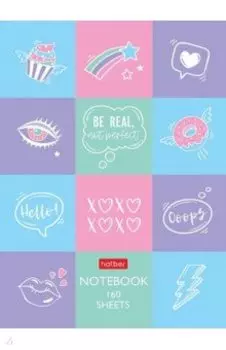 Бизнес-блокнот Нежность вокруг, 160 листов, А6, клетка