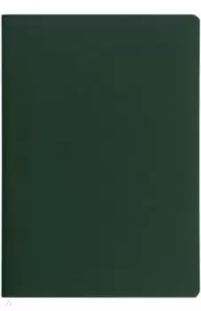 Бизнес-тетрадь Megapolis Flex, темно-зеленая, А5, 60 листов, клетка