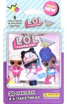Блистер с наклейками "LOL. Surprise 3" (6 пакетиков внутри)