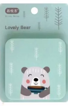 Блок для записей с липким слоем Животные, 75 листов