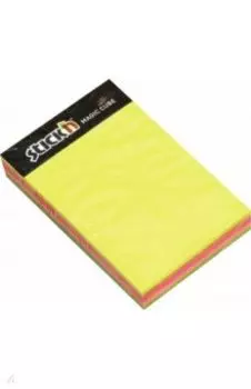 Блок для записей самоклеящийся "Magic" (125 листов, 51x76 мм, 5 неоновых цветов) (21256)