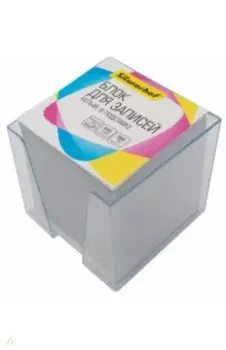 Блок для записей в подставке, белый