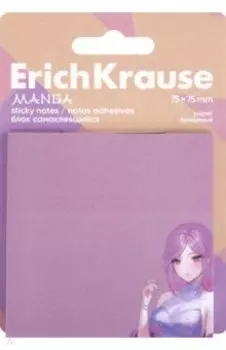 Блок самоклеящийся бумажный Manga, 50 листов