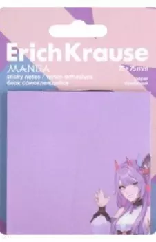 Блок самоклеящийся бумажный Manga, 50 листов