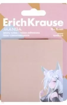 Блок самоклеящийся бумажный Manga, 50 листов