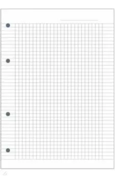 Блок сменный для тетрадей на кольцах Basic, 80 листов, А5, клетка