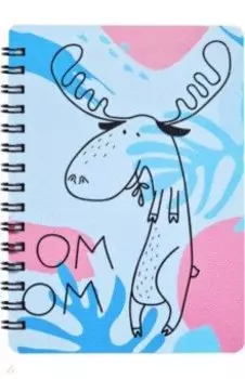 Блокнот (80 листов, 102х142 мм, спираль) Fyr-Fyr, лось (N2655)