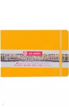 Блокнот для зарисовок Art Creation, 80 листов, 21х15 см., желтый