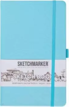Блокнот для зарисовок Небесно-голубой, А5, 80 листов