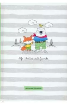 Блокнот Forest Friends, 80 листов, А5, клетка
