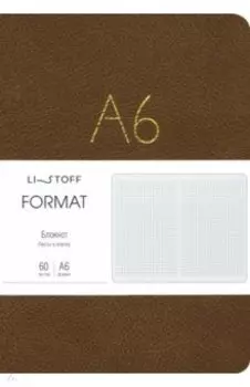 Блокнот Format. No 5, 60 листов, клетка, А6+
