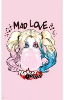 Блокнот Харли Квинн. Mad Love, 80 листов, линия, А5
