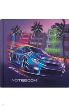 Блокнот Крутая тачка, 48 листов, точка