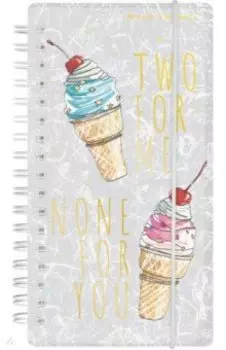 Блокнот Мороженое, А6, 80 листов, клетка