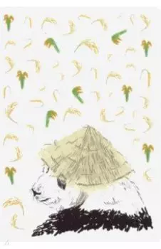 Блокнот "Панда и рис" (18 листов, А6, нелинованный)