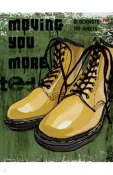 Блокнот-престиж Boots, А6, 160 листов, клетка