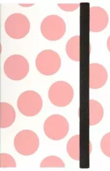 Блокнот Salmon Polka Dots, А6, 100 листов, в точку