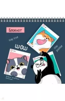 Блокнот Селфи, 60 листов, клетка