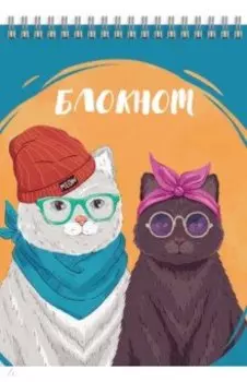 Блокнот Сладкая парочка, 120 листов, А6, клетка