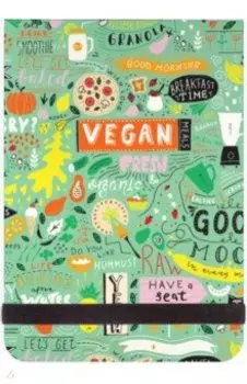 Блокнот Vegan. Тыквенный пай, А6, 100 листов, клетка