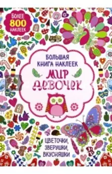 Большая книга наклеек. Мир девочек