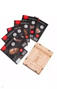 Большой набор деревянных конструкторов Армия России 6 в 1