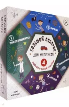 Большой подарок для мальчиков 4 в 1