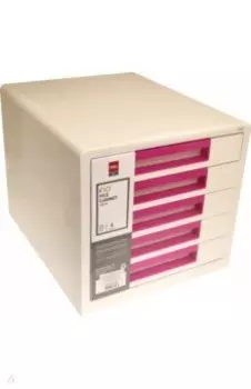 Бокс для документов "Rio", 277х344х259 мм., 5 выдвигающихся ящиков (EZ01043)