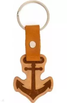Брелок деревянный Якорь