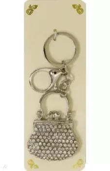 Брелок со стразами Сумочка