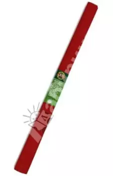 Бумага гофрированная в рулоне, красная