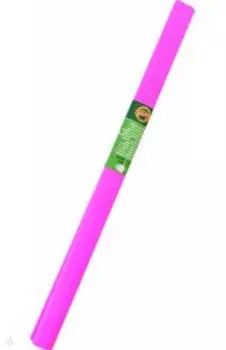 Бумага гофрированная в рулоне, розовая