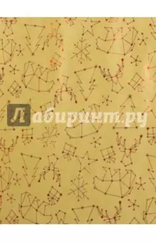 Бумага крафт "Красные созвездия" (76686)