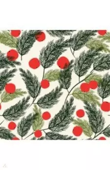 Бумага упаковочная Christmas, елки