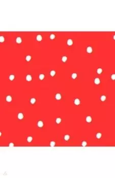 Бумага упаковочная Confetti, красная