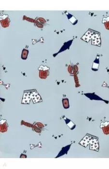 Бумага упаковочная Men's day. Вобла