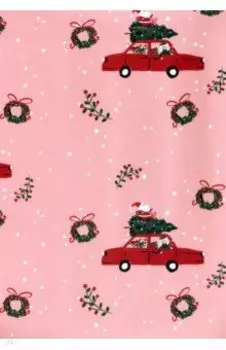 Бумага упаковочная Санта. Автомобиль