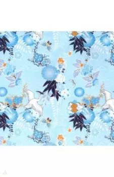 Бумага упаковочная Журавли