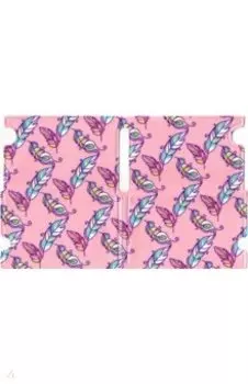 Чехол для медицинской маски "Перья"