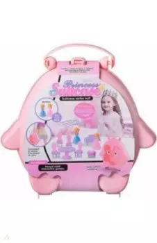 Чемоданчик с 2 куколками и мебелью