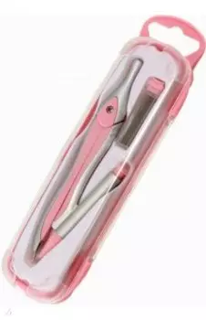 Циркуль в пенале Розовый