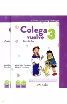 Colega vuelve 3 (A2.1). Pack alumno. Libro, Ejercicios, Carpeta de laminas