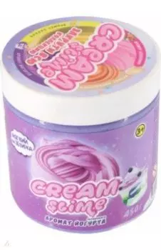 Cream-Slime с ароматом черничного йогурта, 450 гр.