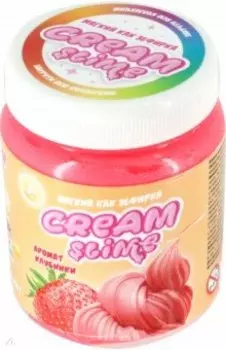 Cream-Slime с ароматом клубники, 250 гр.