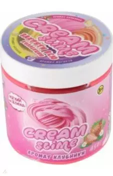 Cream-Slime с ароматом клубники, 450 гр.