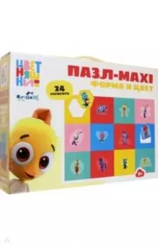 Цветняшки. Пазл-24 Форма и цвет