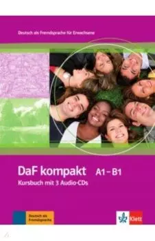 DaF kompakt A1-B1. Deutsch als Fremdsprache fr Erwachsene. Kursbuch mit 3 Audio-CDs