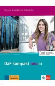 DaF kompakt neu. B1. Deutsch als Fremdsprache fr Erwachsene. Kurs- und bungsbuch (+CD)